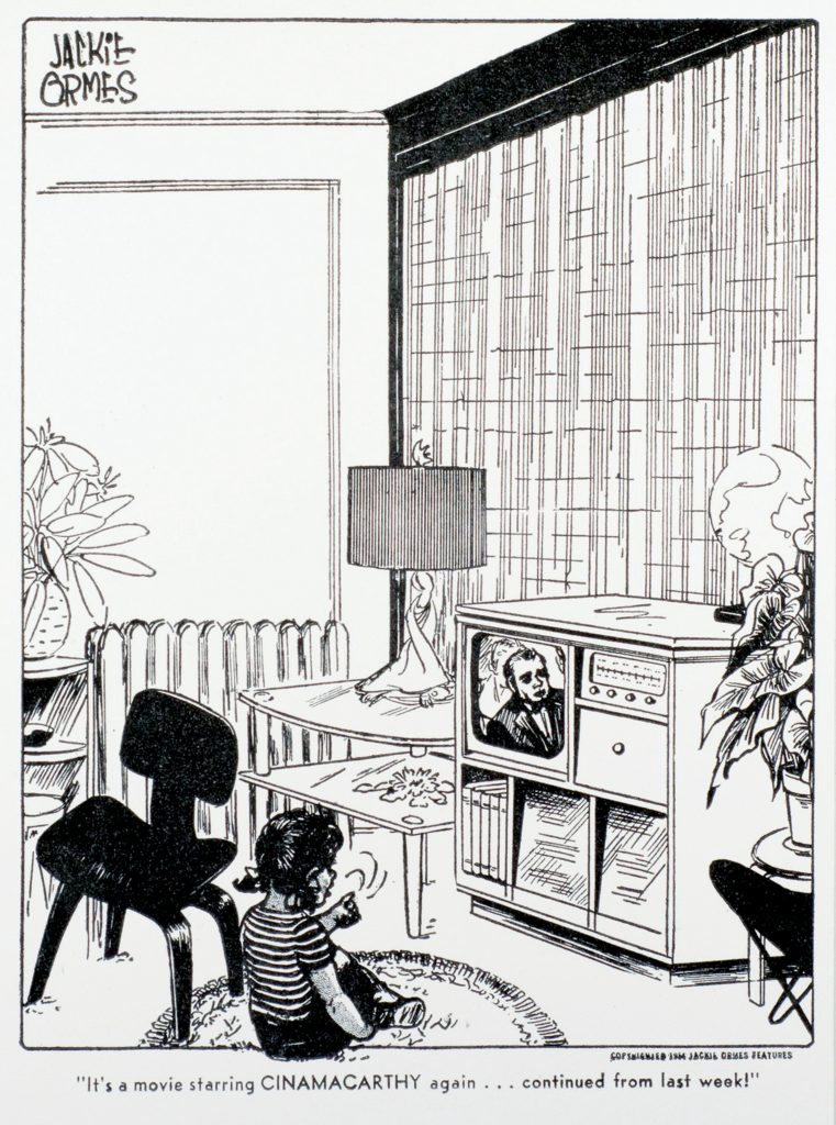 Photo of a comic book panel from Jackie Ormes' "Patty-Jo ‘n’ Ginger."