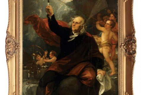 Benjamin Franklin Drawing Electricity from the Sky