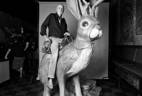 Don Graham with jackalope