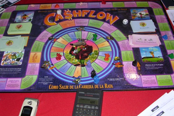 gameboard of Cashflow game
