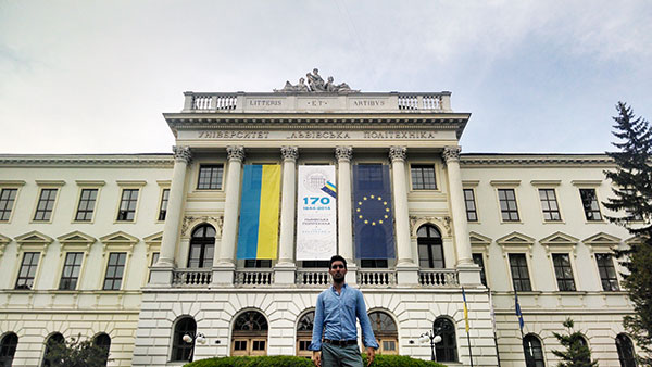 Cantu at the Lviv Polytechnic National University in Ukraine.