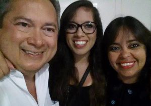 Gudiño and her parents, who immigrated to the United States from Venezuela when she was a child.