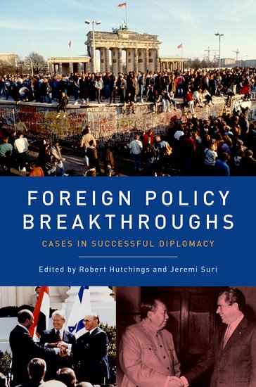 Book cover for Foreign Policy Breakthroughs: Cases in Successful Diplomacy. 