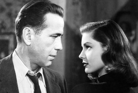Humphrey Bogart and Lauren Bacall from the 1946 film The Big Sleep.