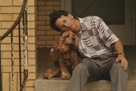 Tom Palaima and his dog, Tater