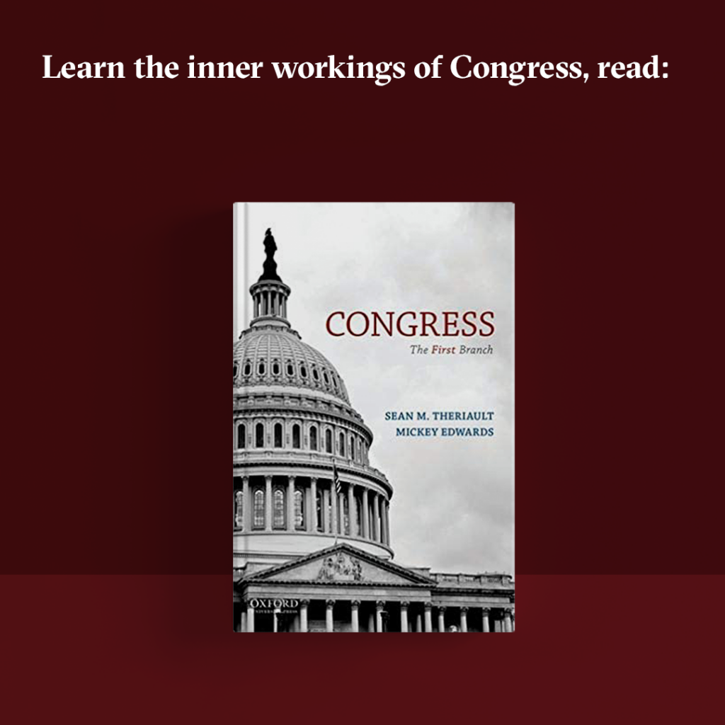 Book cover for "Congress: The First Branch." 